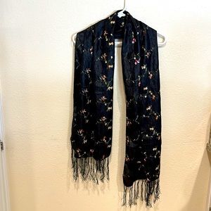 Unique Black Wrap—-62 inches by 25 inches